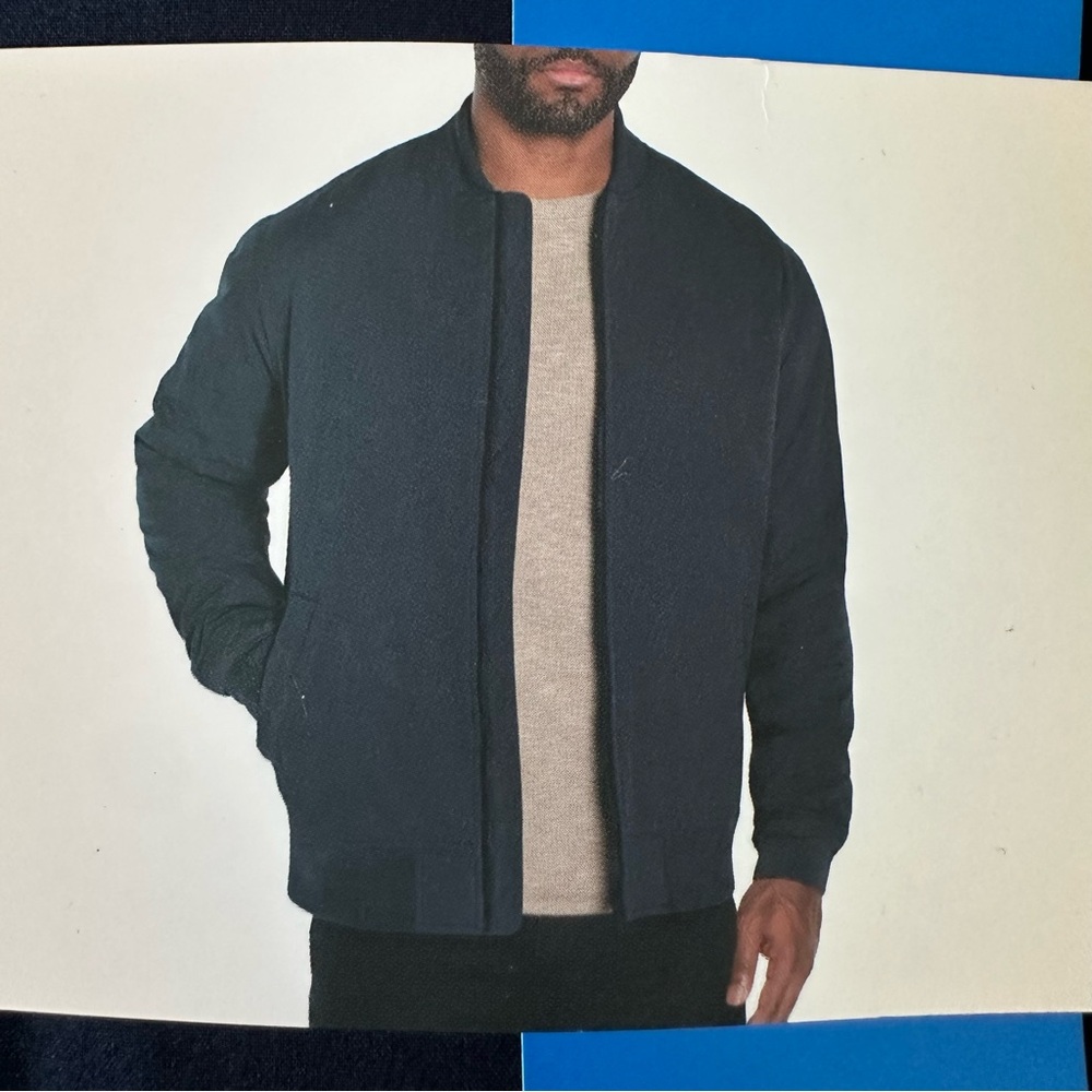 Banana Republic Navy Bomber Jacket Size Large